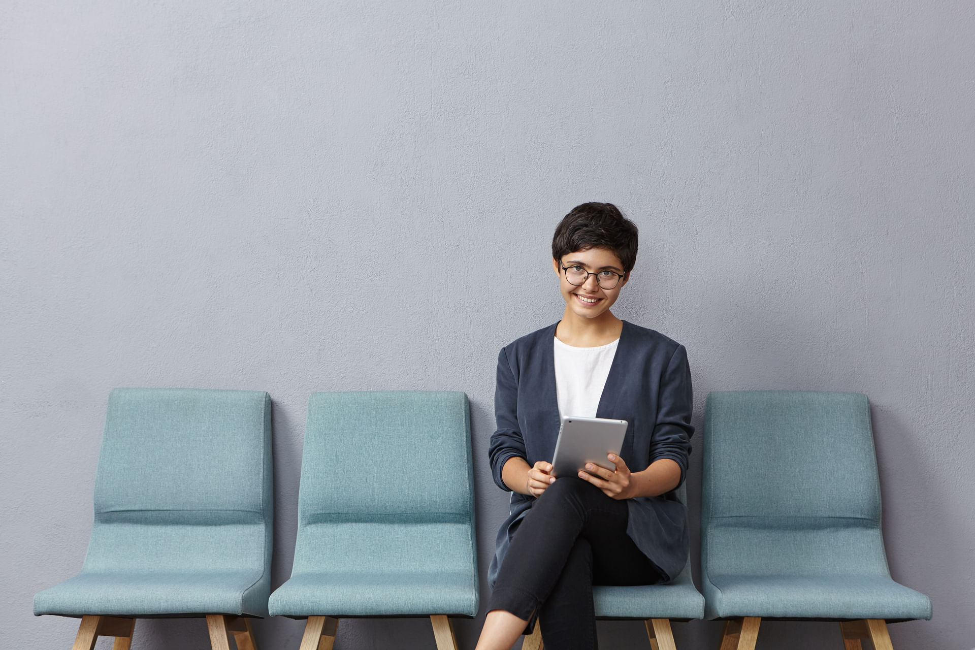 pleasant-looking-mixed-race-woman-has-short-trendy-hairstyle-wears-spectacles-formal-jacket-comes-job-interview--1-