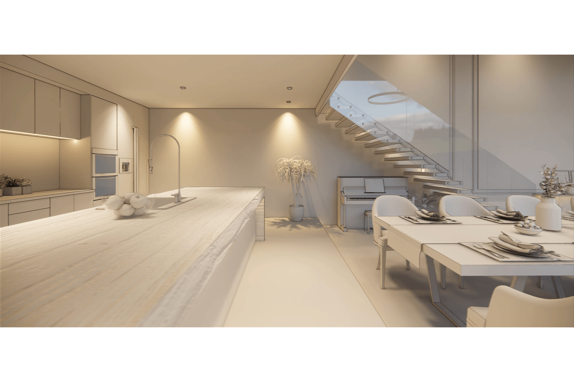 Modelamento Orgânico e Mapeamento em 3D de Interiores