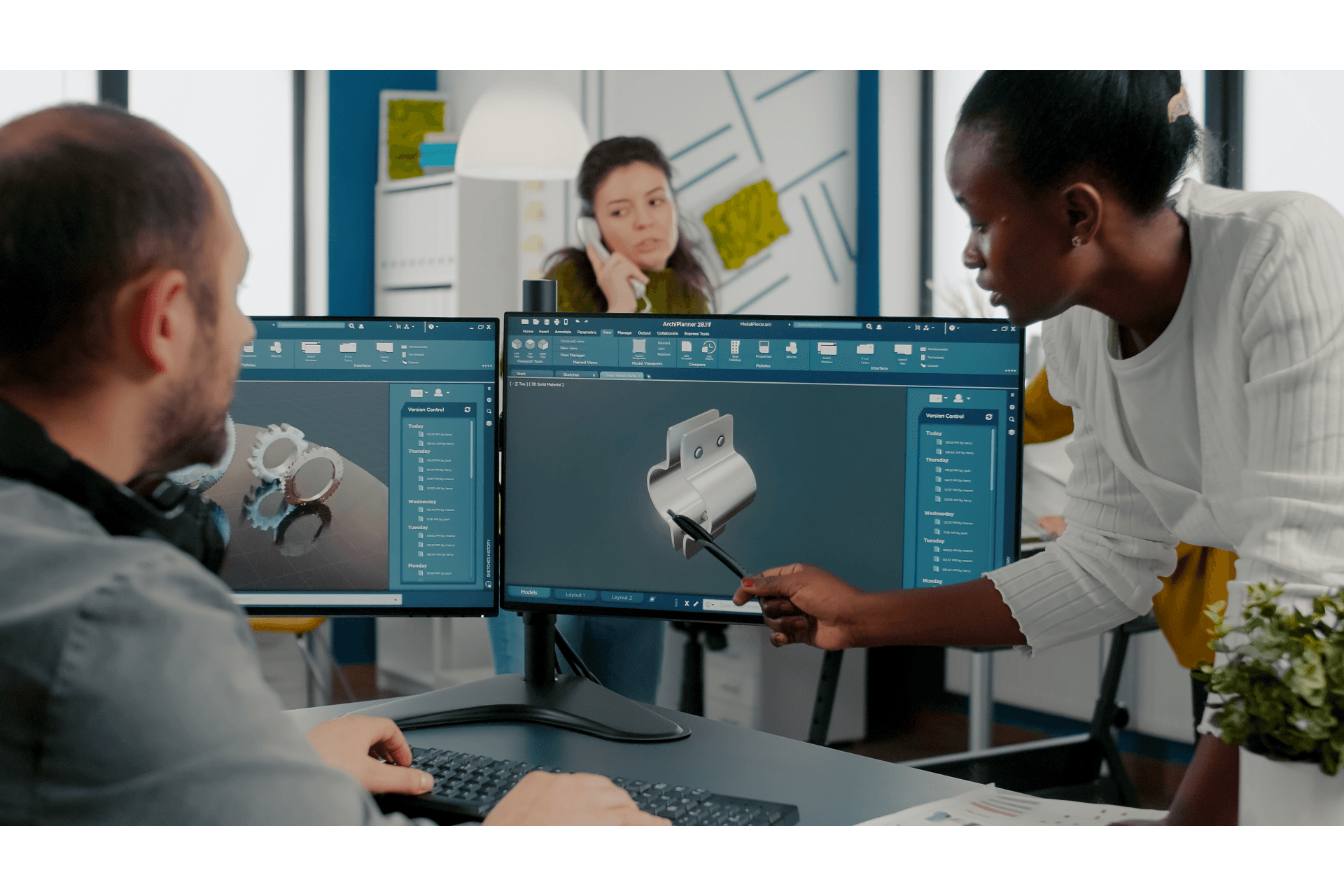 Edição de Formas e Aplicação de Materiais em Modelos 3D